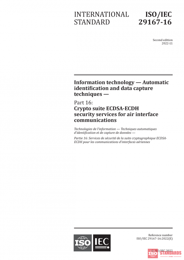 ISO/IEC 29167-16:2022 PDF