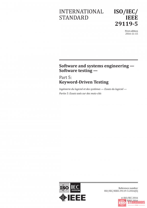 ISO/IEC/IEEE 29119-5:2016 PDF
