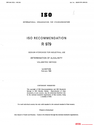 ISO/R 979:1969 PDF