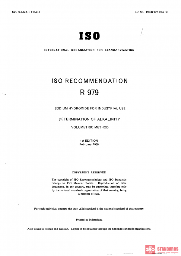 ISO/R 979:1969 PDF