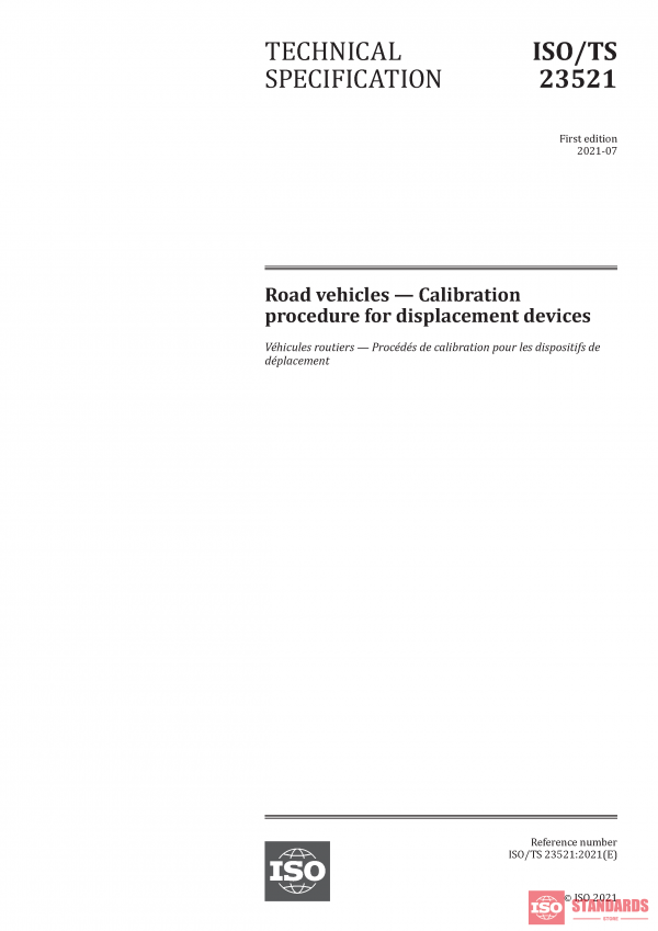 ISO/TS 23521:2021 PDF