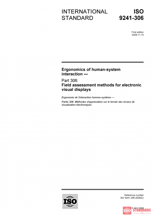 ISO 9241-306:2008 PDF