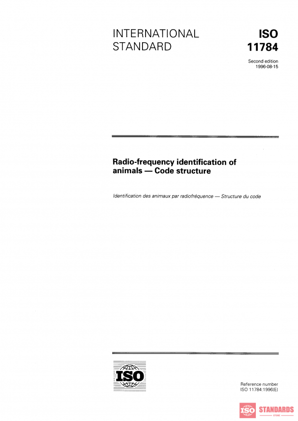 ISO 11784:1996 PDF