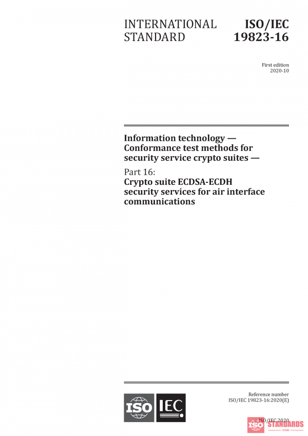 ISO/IEC 19823-16:2020 PDF