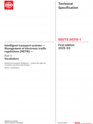 ISO/TS 24315-1:2025 PDF
