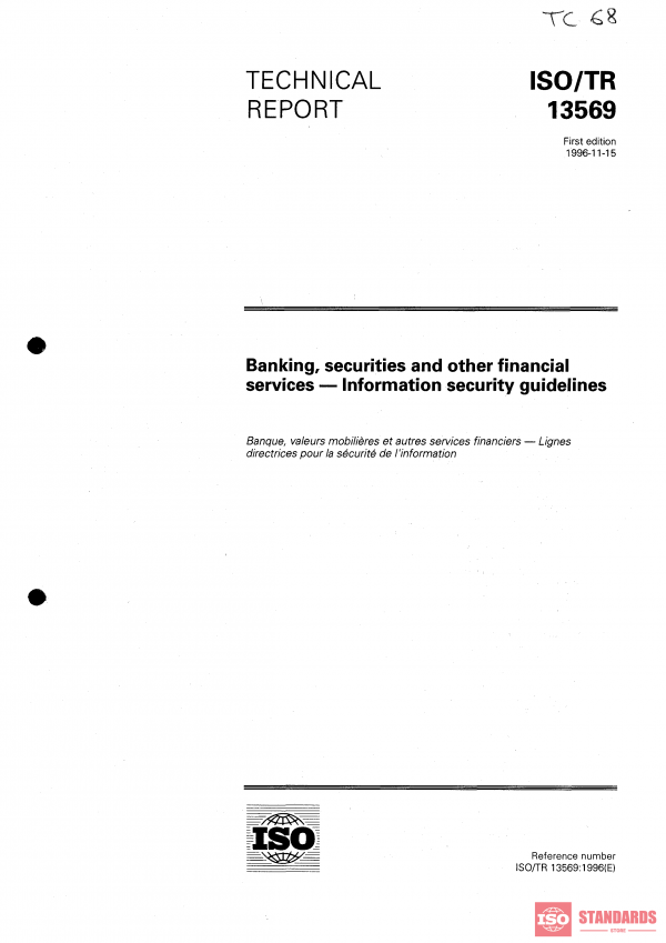 ISO/TR 13569:1996 PDF