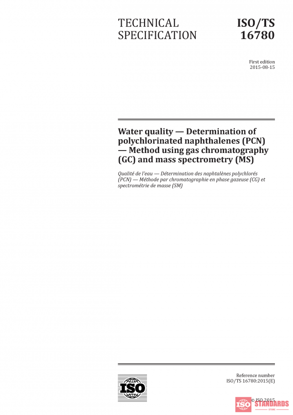 ISO/TS 16780:2015 PDF