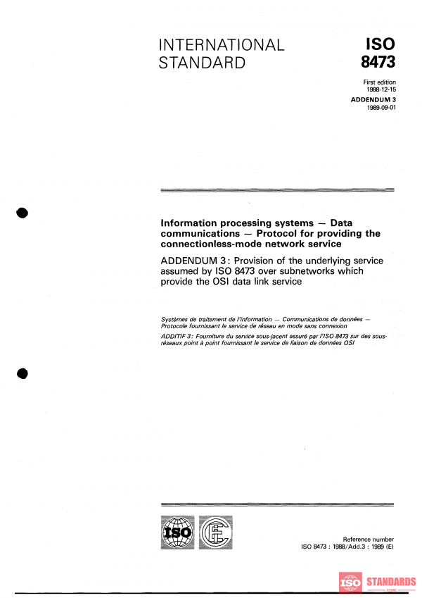 ISO 8473:1988/Add 3:1989 PDF
