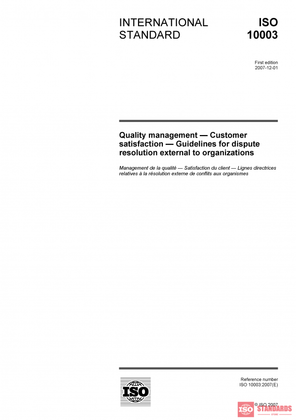 ISO 10003:2007 PDF