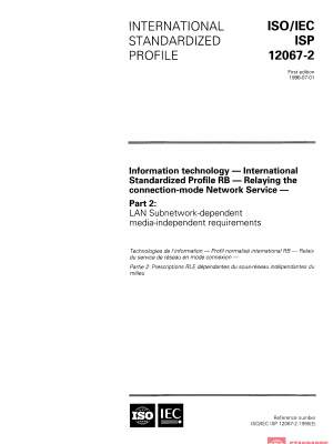 ISO/IEC ISP 12067-2:1996 PDF