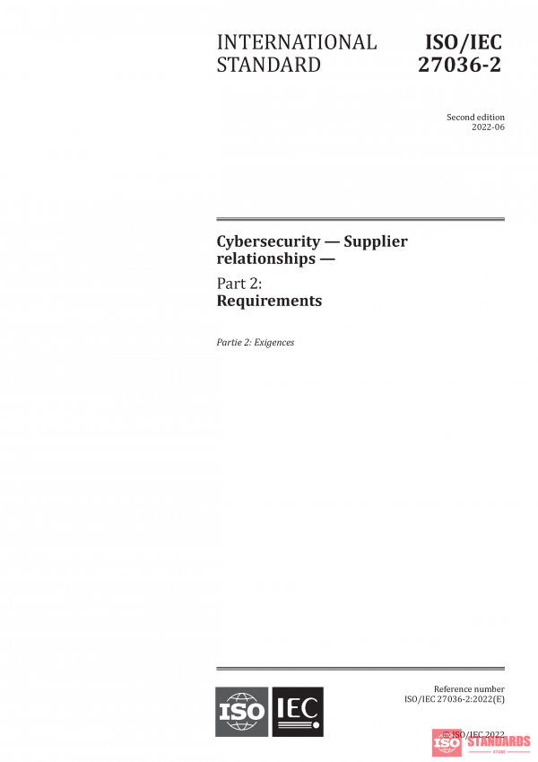 ISO/IEC 27036-2:2022 PDF