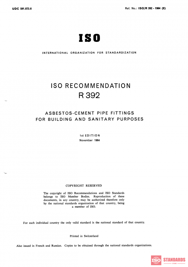 ISO/R 392:1964 PDF