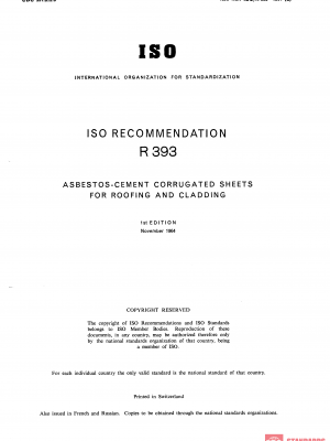 ISO/R 393:1964 PDF