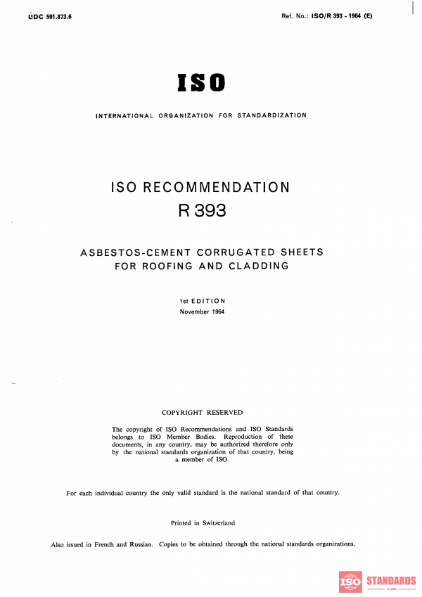 ISO/R 393:1964 PDF