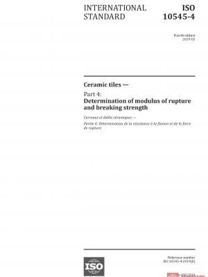 ISO 10545-4:2019 PDF