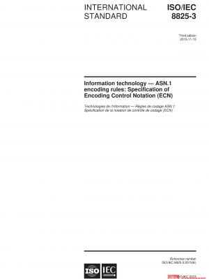 ISO/IEC 8825-3:2015 PDF