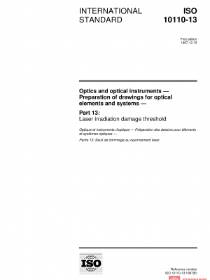 ISO 10110-13:1997 PDF