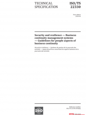 ISO/TS 22330:2018 PDF