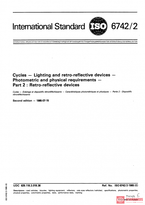 ISO 6742-2:1985 PDF