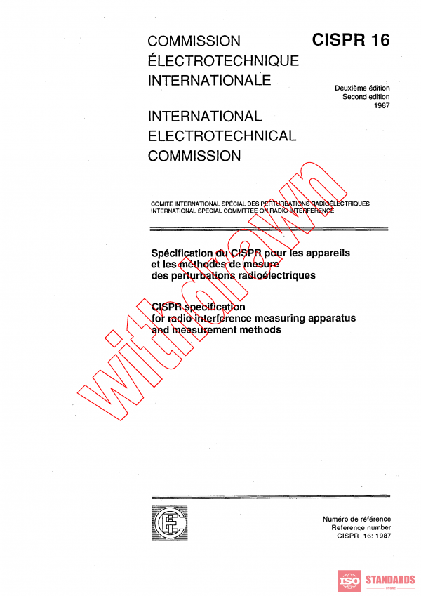 CISPR 16:1987 PDF