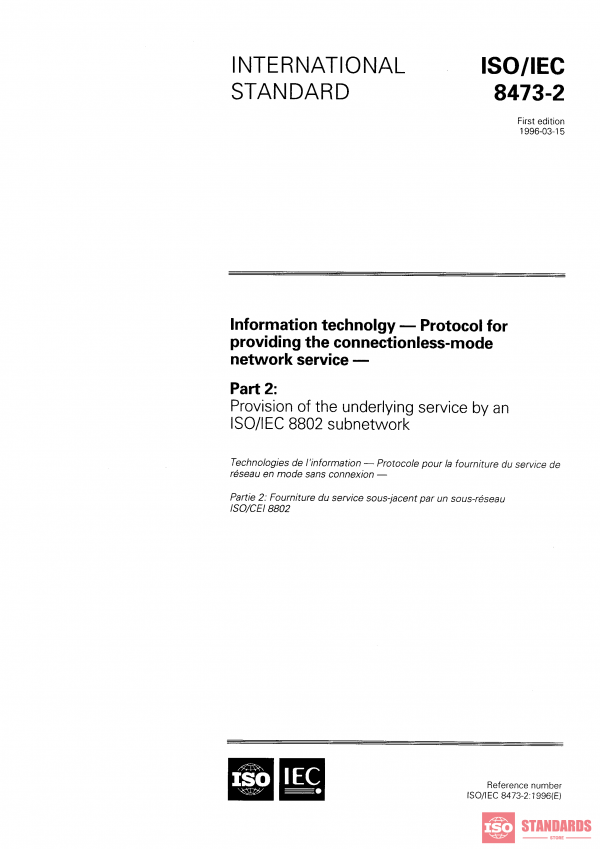 ISO/IEC 8473-2:1996 PDF