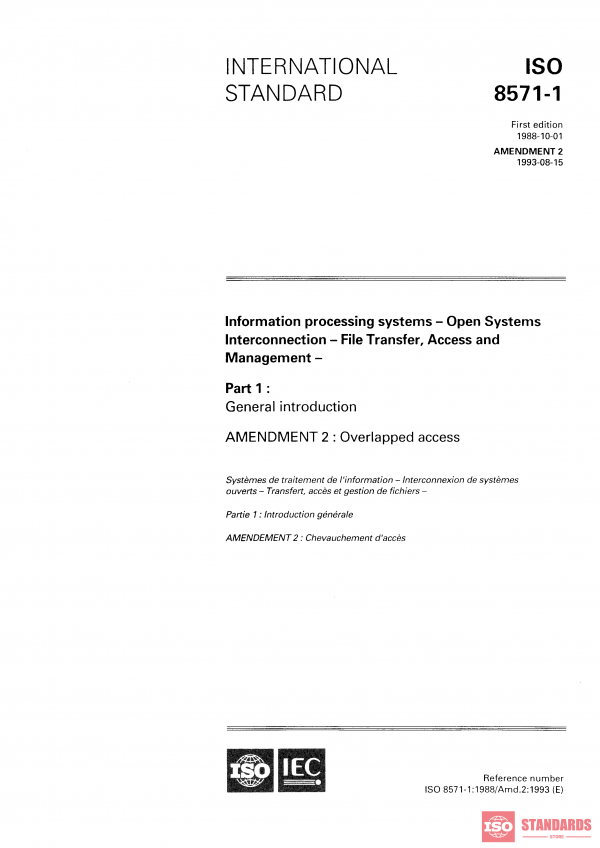 ISO 8571-1:1988/AMD2:1993 PDF