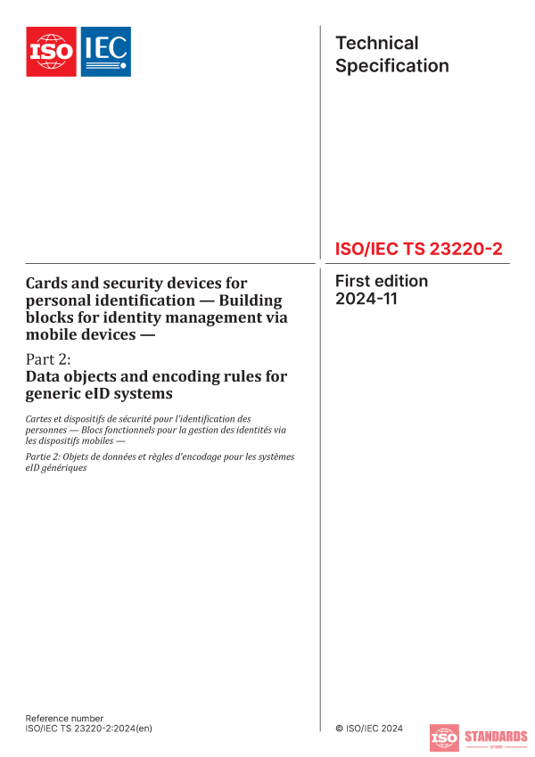 ISO/IEC TS 23220-2:2024 PDF