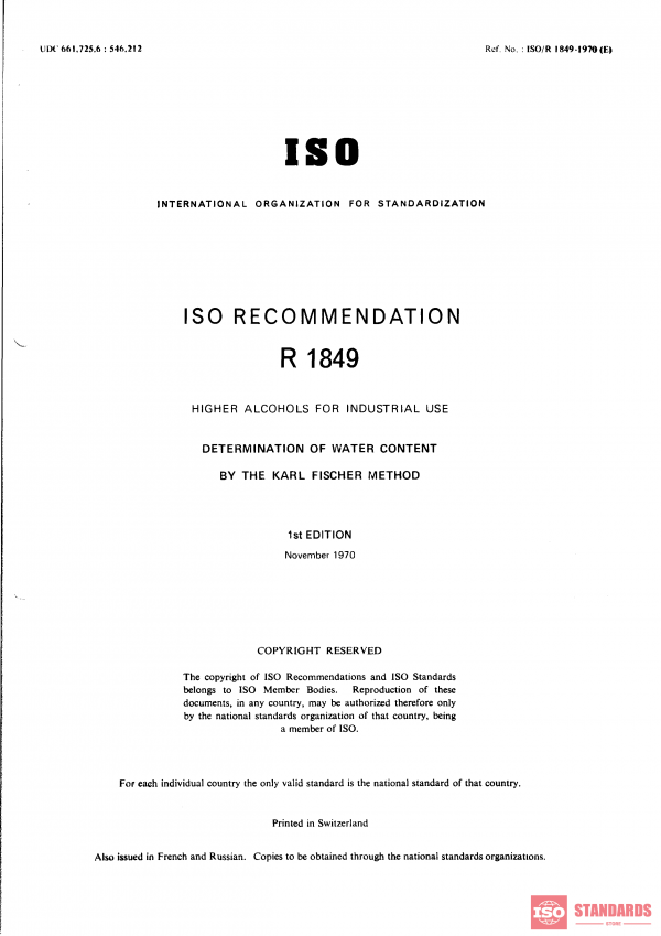 ISO/R 1849:1970 PDF