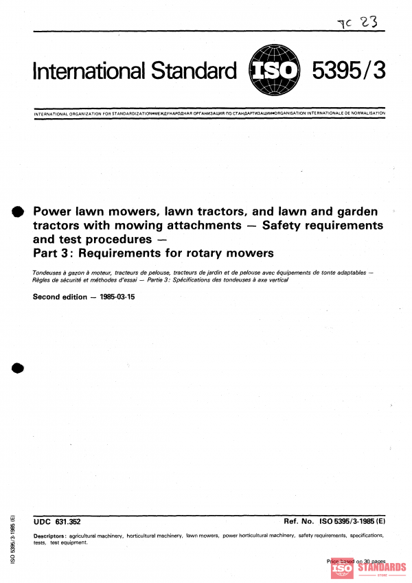 ISO 5395-3:1985 PDF
