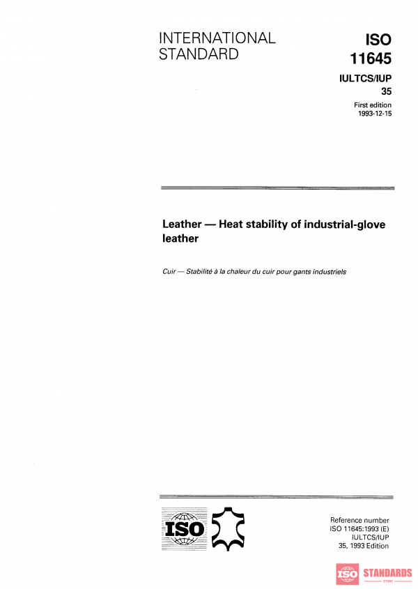 ISO 11645:1993 PDF