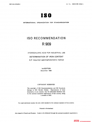 ISO/R 909:1968 PDF