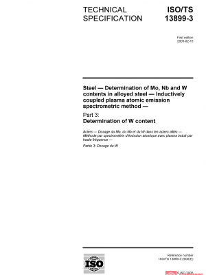 ISO/TS 13899-3:2005 PDF