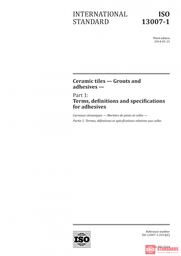 ISO 13007-1:2014 PDF