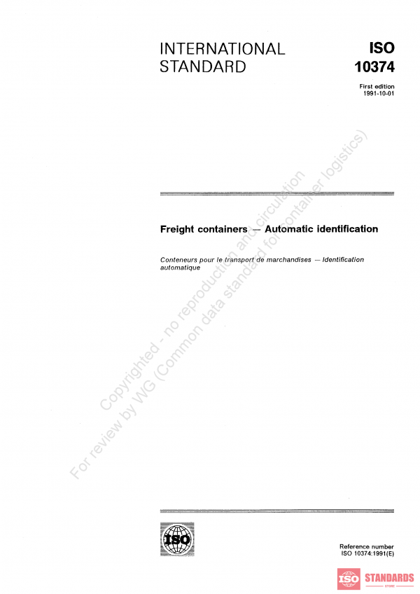 ISO 10374 WG:1991 PDF