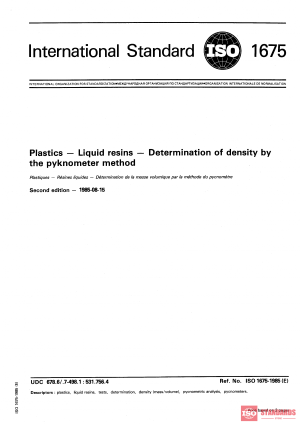 ISO 1675:1985 PDF