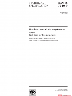ISO/TS 7240-9:2012 PDF