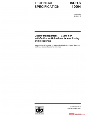 ISO/TS 10004:2010 PDF