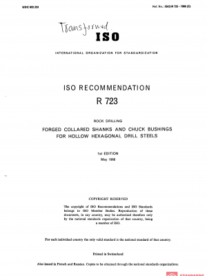 ISO/R 723:1968 PDF
