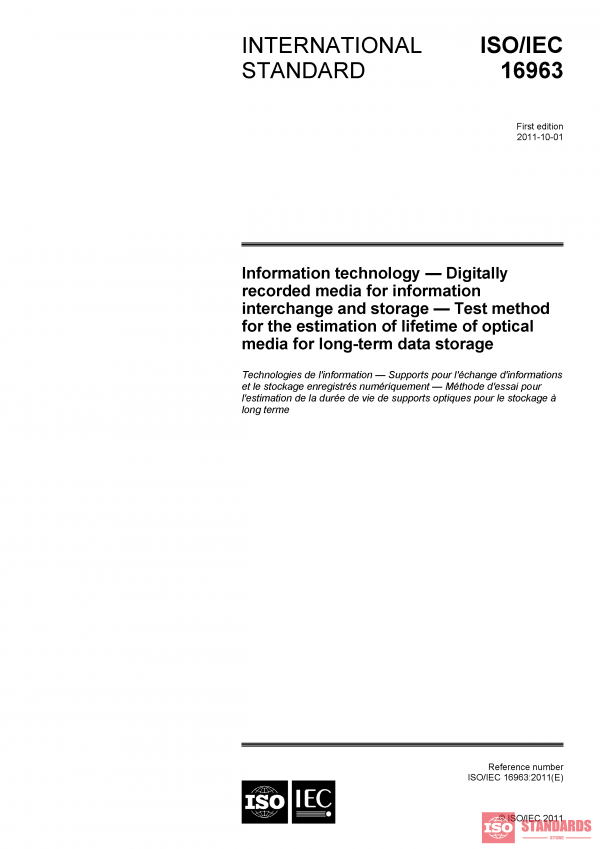 ISO/IEC 16963:2011 PDF