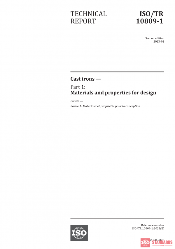 ISO/TR 10809-1:2023 PDF