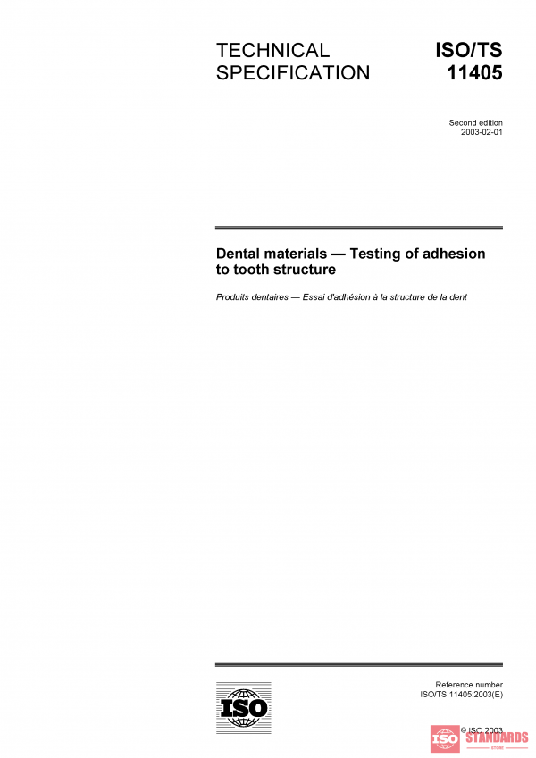 ISO/TS 11405:2003 PDF