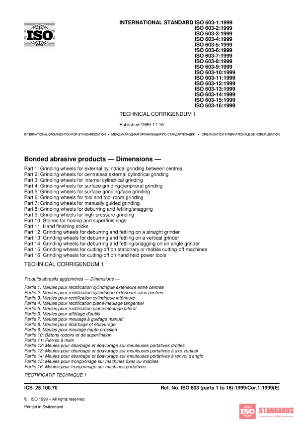 ISO 603-8:1999/Cor 1:1999 PDF