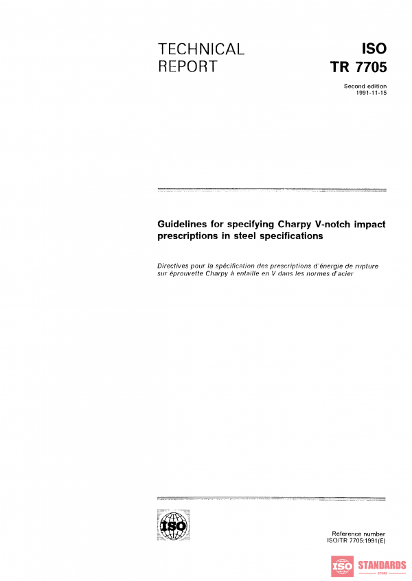 ISO/TR 7705:1991 PDF