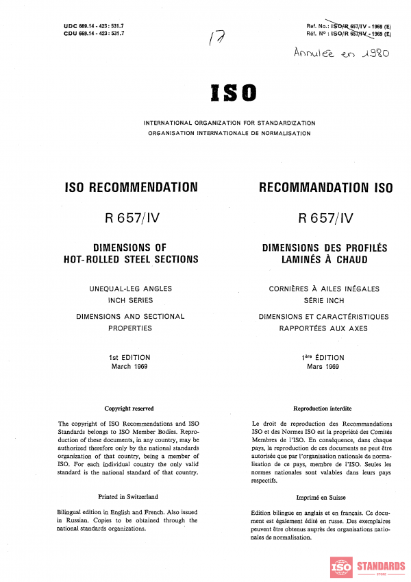 ISO/R 657-4:1969 PDF