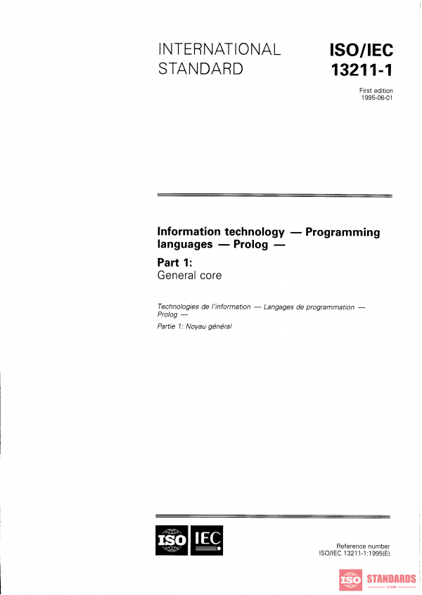 ISO/IEC 13211-1:1995 PDF