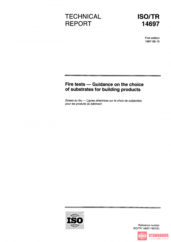ISO/TR 14697:1997 PDF