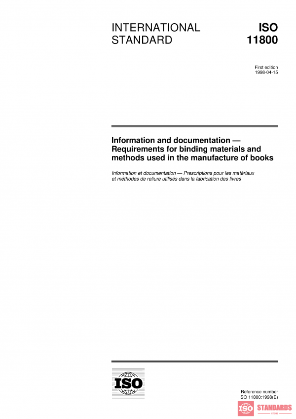ISO 11800:1998 PDF