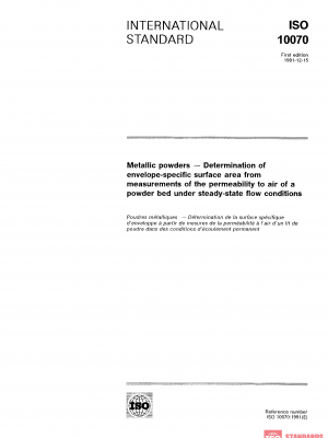 ISO 10070:1991 PDF