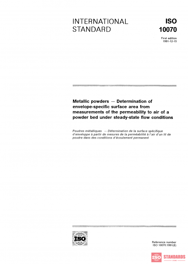 ISO 10070:1991 PDF