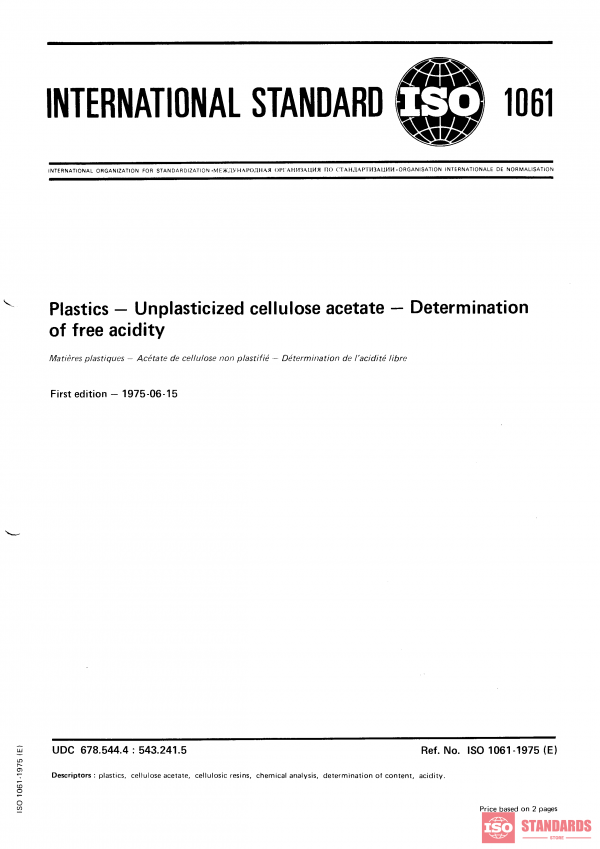 ISO 1061:1975 PDF